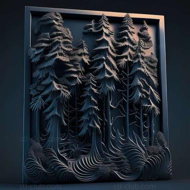 3D model forest (STL)